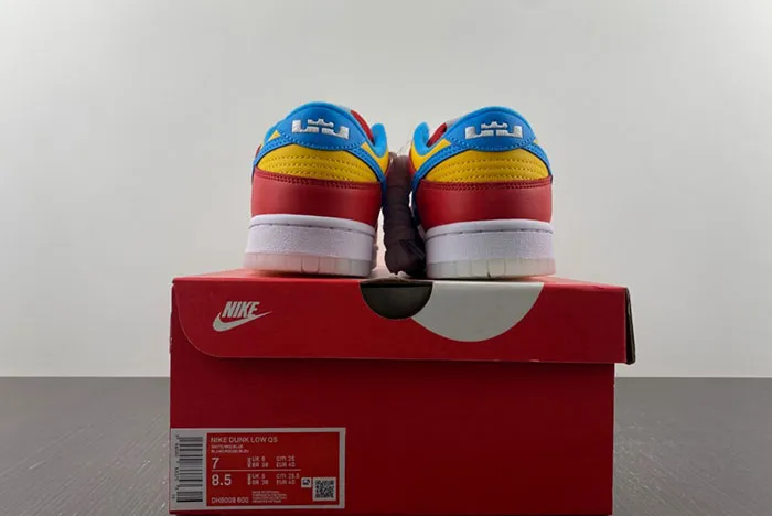 LeBron James x Nike Dunk Low Fruity Pebbles DH8009-600