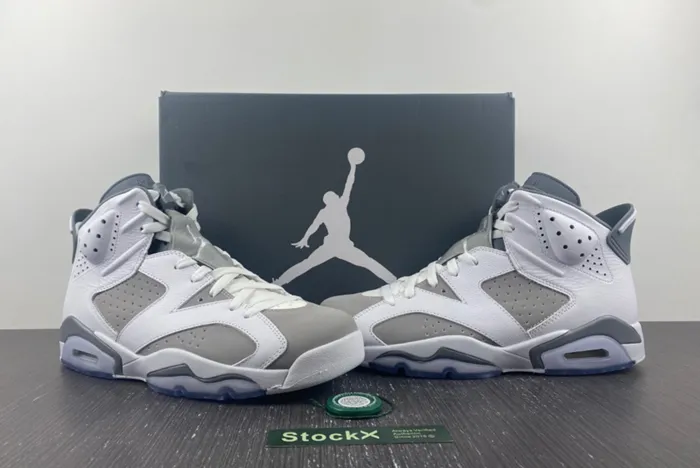 Air Jordan 6 White Medium Grey Cool Grey CT8529 100