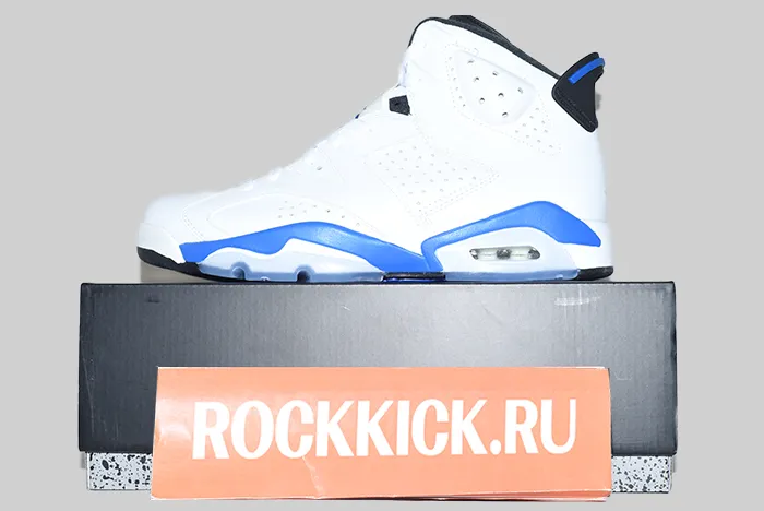 AIR JORDAN 6 RETRO SPORT BLUE 384664-107