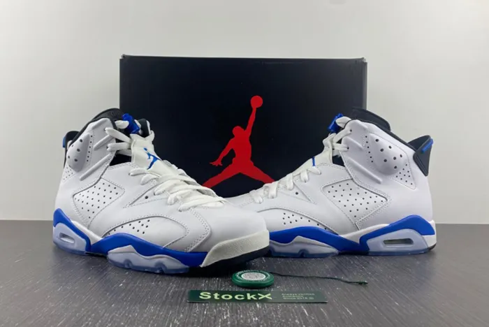 AIR JORDAN 6 RETRO SPORT BLUE 384664-107