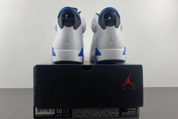 AIR JORDAN 6 RETRO SPORT BLUE 384664-107
