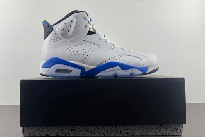 AIR JORDAN 6 RETRO SPORT BLUE 384664-107