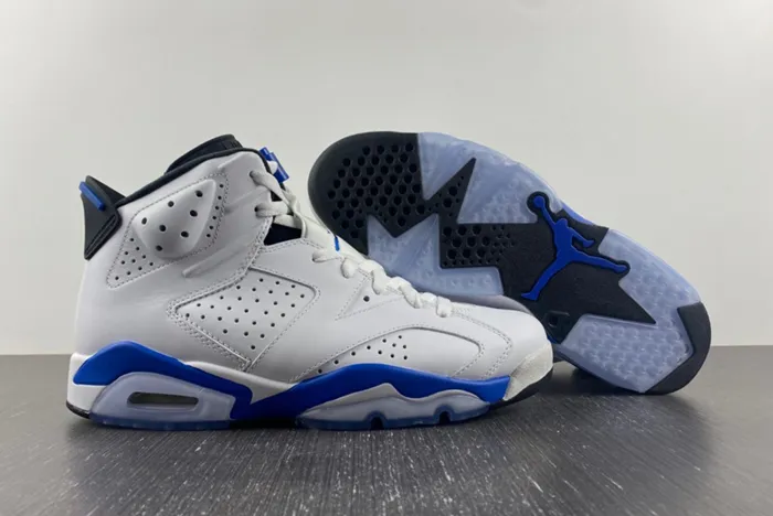 AIR JORDAN 6 RETRO SPORT BLUE 384664-107