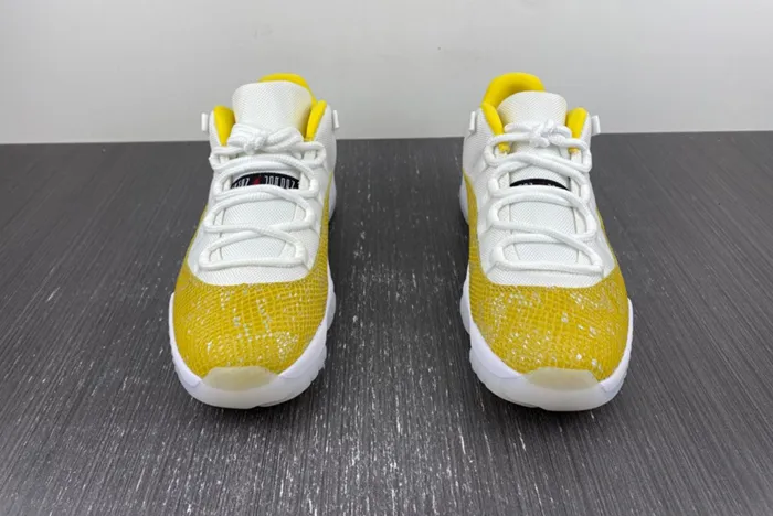 Air Jordan 11 Low WMNS Yellow Snakeskin AH7860-107