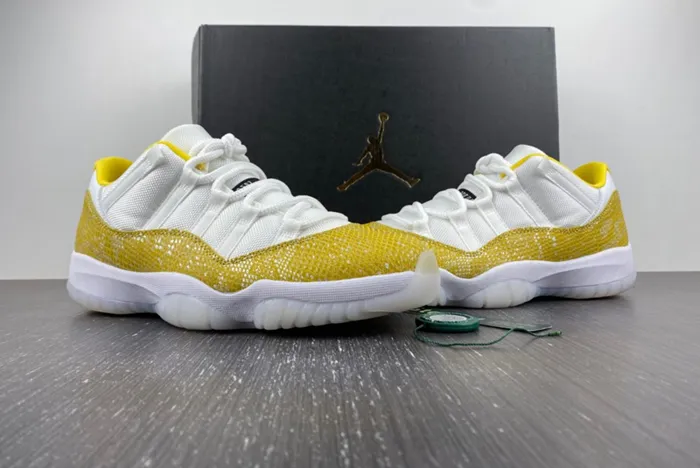 Air Jordan 11 Low WMNS Yellow Snakeskin AH7860-107