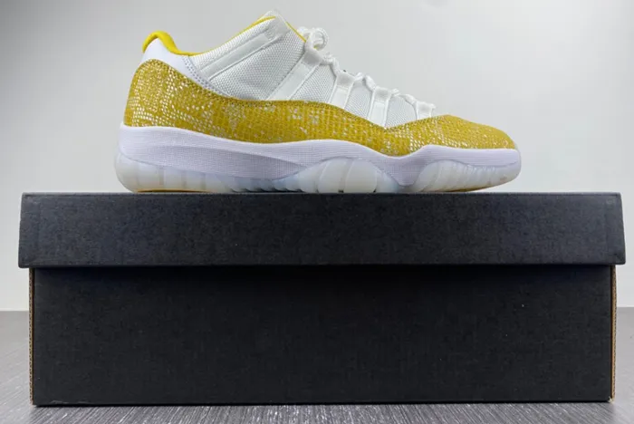 Air Jordan 11 Low WMNS Yellow Snakeskin AH7860-107
