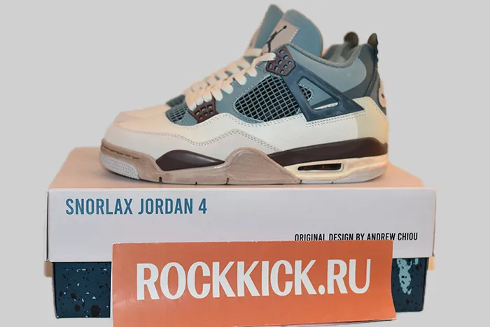 JORDAN 4 SNORLAX CUSTOM