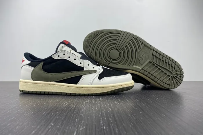 Travis Scott x Air Jordan 1 Low OG Olive DZ4137-106