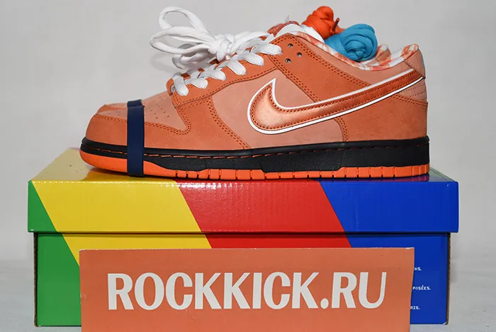 Concepts x Nike SB Dunk Low Orange Lobster FD8776 800