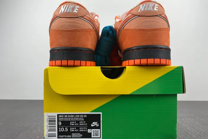Concepts x Nike SB Dunk Low Orange Lobster FD8776 800