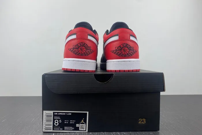 Air Jordan 1 Low Alternate Bred Toe 553558-066