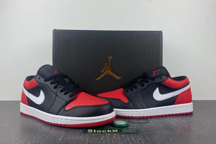Air Jordan 1 Low Alternate Bred Toe 553558-066