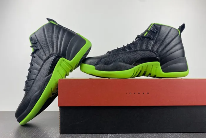 Air Jordan 12 Black/Neon Green