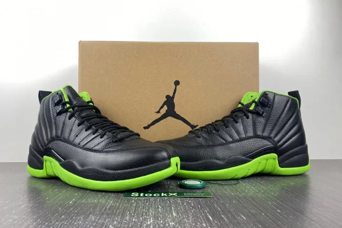 Air Jordan 12 Black/Neon Green