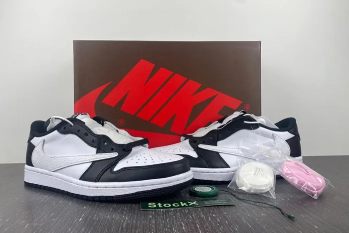 Travis Scott x Air Jordan 1 Low OG Black White DM7866-007