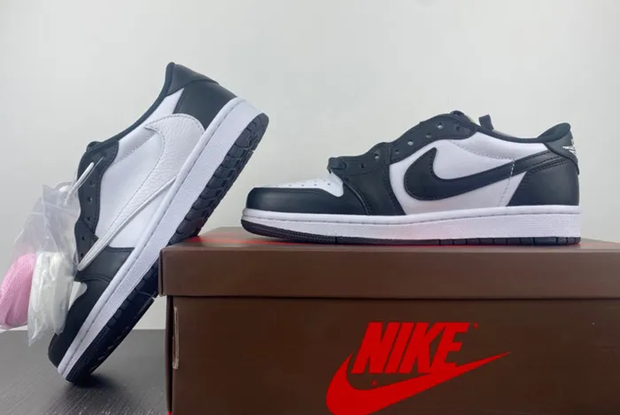 Travis Scott x Air Jordan 1 Low OG Black White DM7866-007