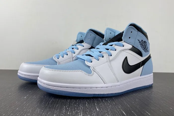 Air Jordan 1 Mid SE - WHITE ICE BLUE DV1308-104