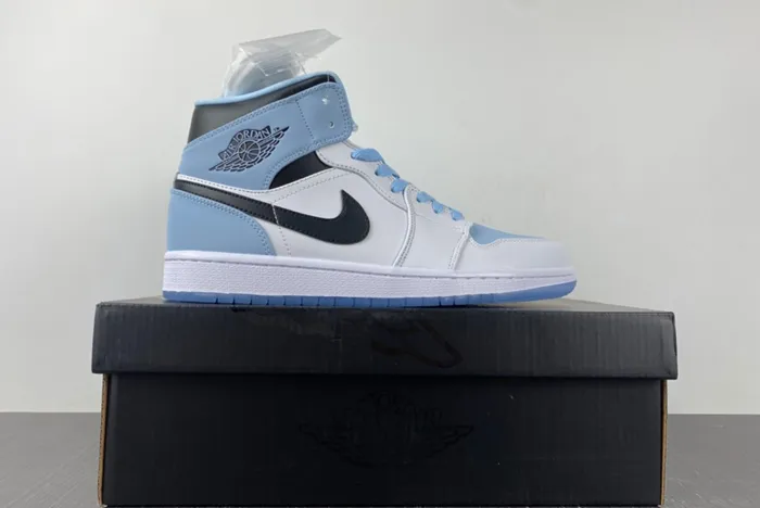 Air Jordan 1 Mid SE - WHITE ICE BLUE DV1308-104
