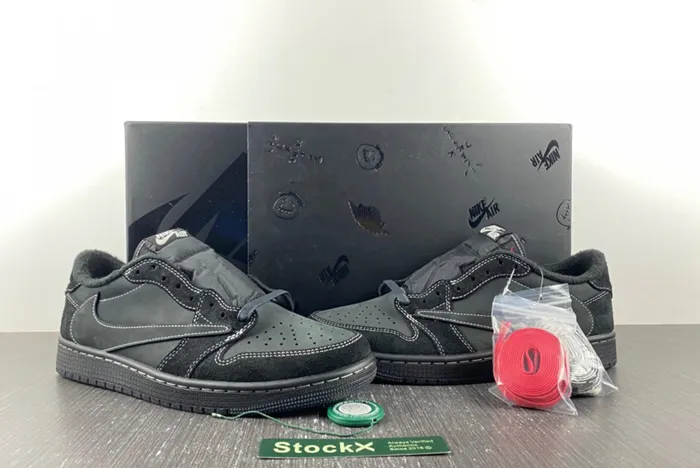 Travis Scott x Air Jordan 1 Low OG Black Phantom DM7866-001