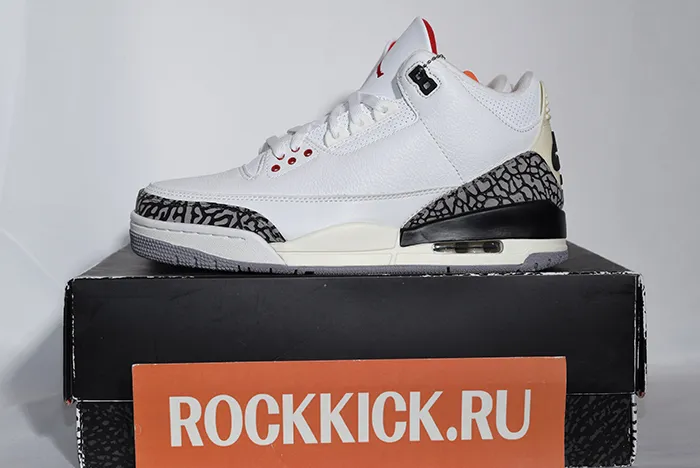 Air Jordan 3 Retro Reimagined Summit White/Fire Red-Black DN3707-100