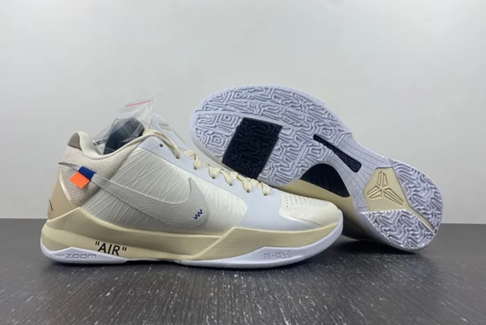 Nike Kobe 5 Protro Undefeated Rice White DB4796-101