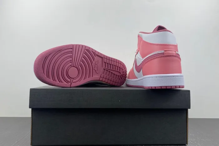 Air Jordan 1 Mid White Pink DQ8423-616