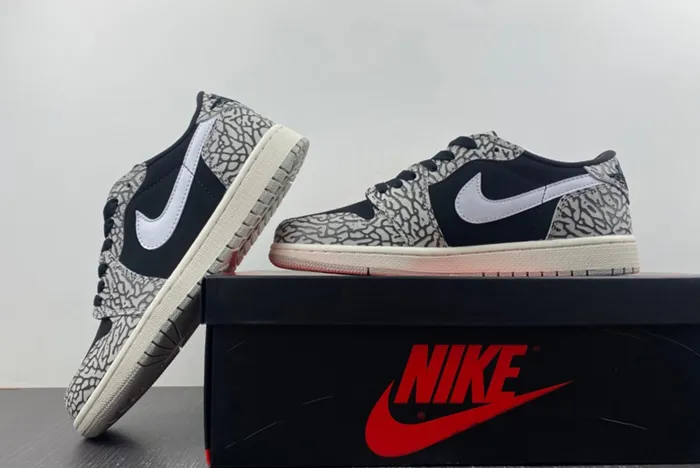 Air Jordan 1 Low Elephant Print CZ0790-001