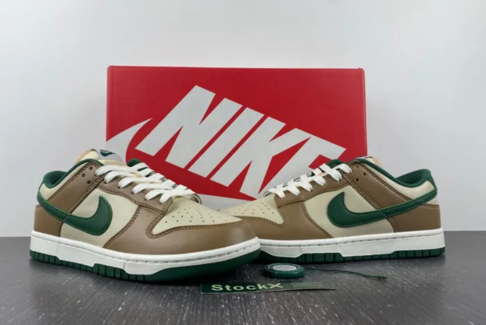 Nike Dunk Low Tan And Green FB7160 231