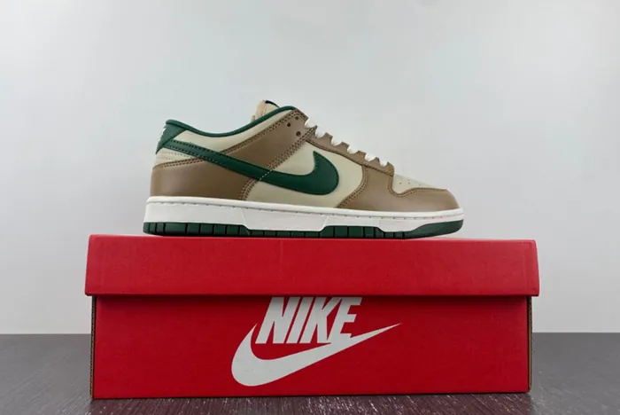 Nike Dunk Low Tan And Green FB7160 231