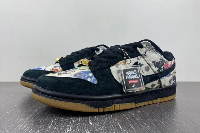 dunk sb S*p*e × nike dunk low rammellzee fd8778-001