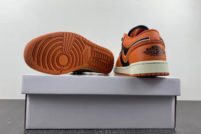 Air Jordan 1 Low Orange Black White DV1299-800