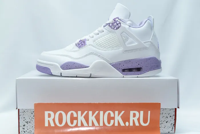 Air Jordan 4 White Purple CT8527-115