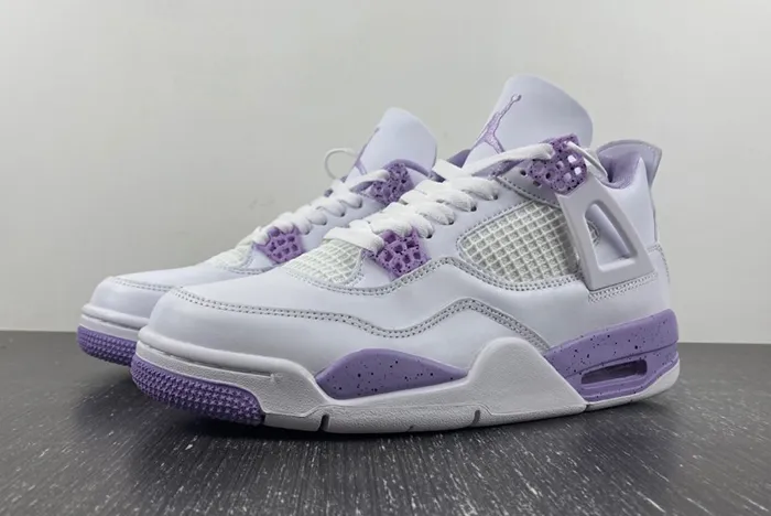 Air Jordan 4 White Purple CT8527-115