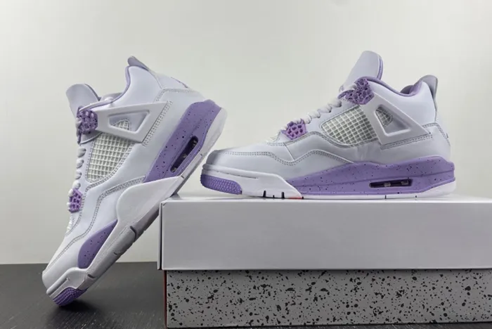 Air Jordan 4 White Purple CT8527-115