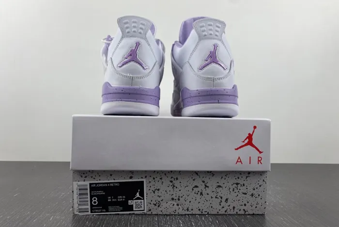 Air Jordan 4 White Purple CT8527-115