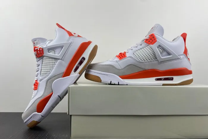 Nike SB x Air Jordan 4 Orange White DR5415-108