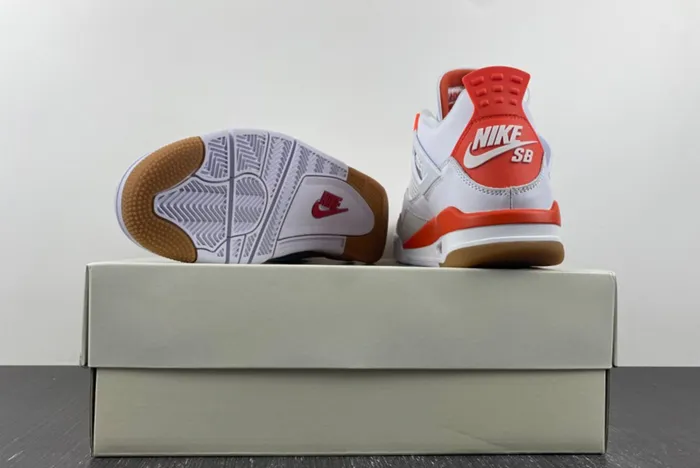 Nike SB x Air Jordan 4 Orange White DR5415-108