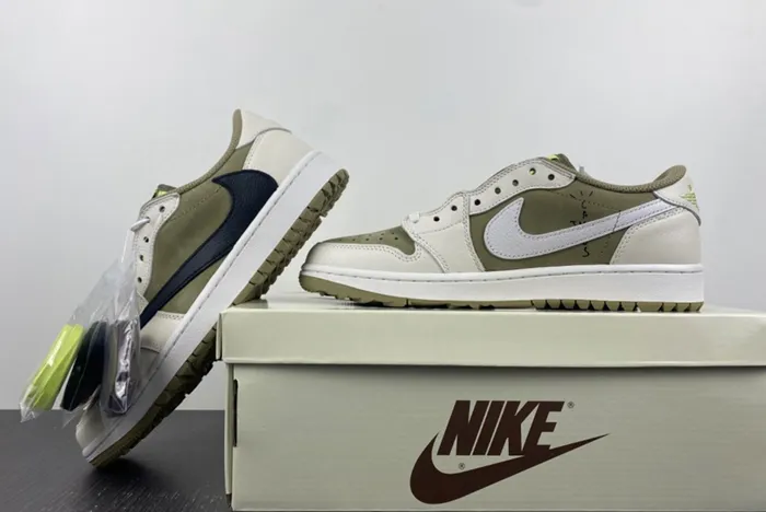 Travis Scott x Air Jordan 1 Low Golf FZ3124-200