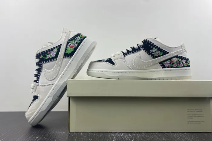 Nike SB Dunk Low Decon N7 White Black FD6951-300