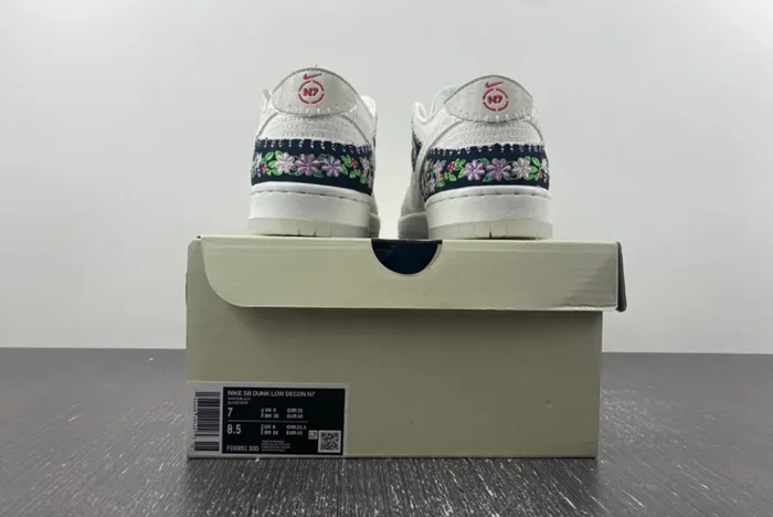 Nike SB Dunk Low Decon N7 White Black FD6951-300