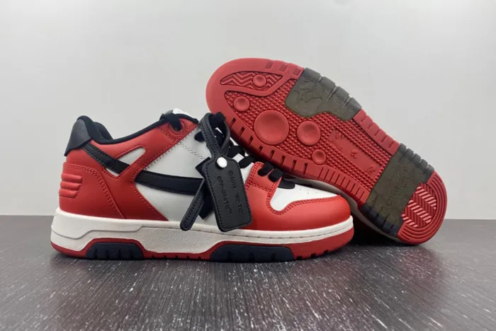OFF-WHITE Out Of Office Red Black