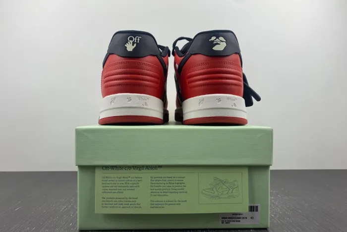 OFF-WHITE Out Of Office Red Black