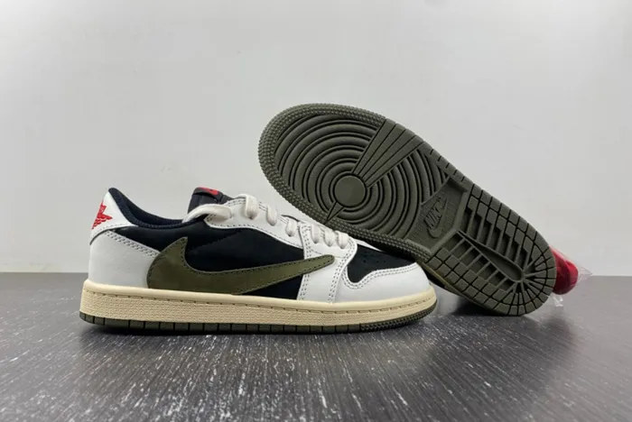TRAVIS SCOTT X AIR JORDAN 1 LOW OG PS OLIVE DZ5909-106