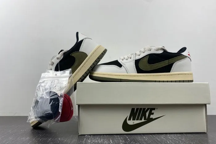 TRAVIS SCOTT X AIR JORDAN 1 LOW OG PS OLIVE DZ5909-106