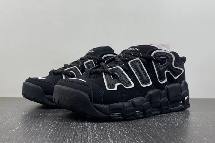 AMBUSH x Nike Air More Uptempo Low Black/White FB1299-001