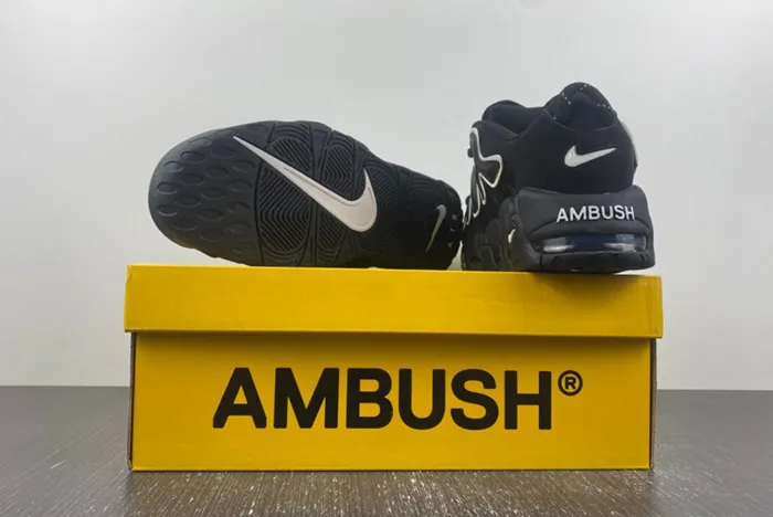 AMBUSH x Nike Air More Uptempo Low Black/White FB1299-001