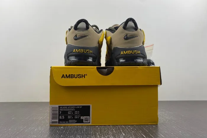 AMBUSH x Nike Air More Uptempo Low Limestone FB1299-200