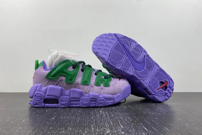 Detailed Look at the AMBUSH x Nike Air More Uptempo Low Lilac FB1299-500