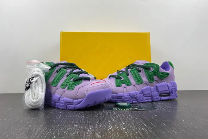 Detailed Look at the AMBUSH x Nike Air More Uptempo Low Lilac FB1299-500