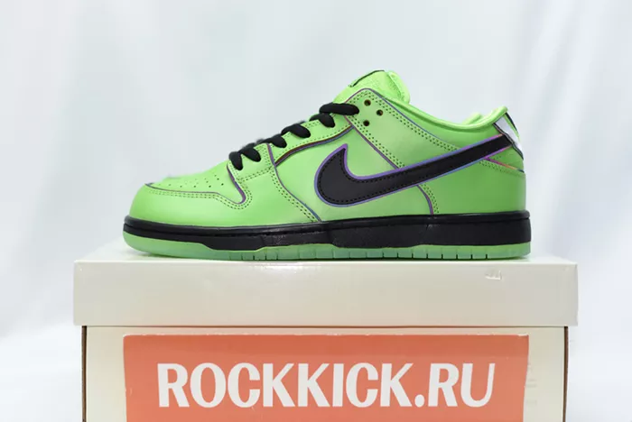 The Powerpuff Girls x Nike SB Dunk Low Green FZ8319-300
